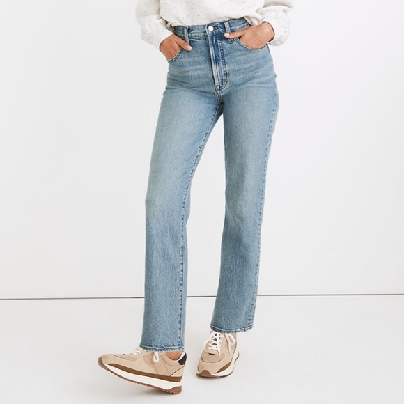 Madewell Denim - Madewell The Perfect Vintage Straight Jean in Hoye Wash Size 27